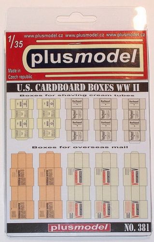US Cardboards Boxes WWII