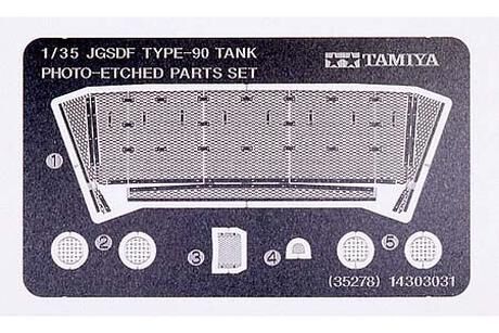Tamiya 35278 JGSDF Type 90 Tank Photo-Etched Parts