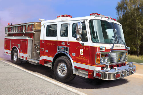 American LaFrance Eagle Fire Pumper 1/72