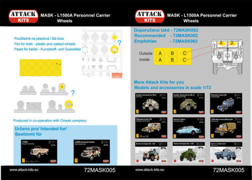 Mask-L1500A Personnel Carrier- Wheels