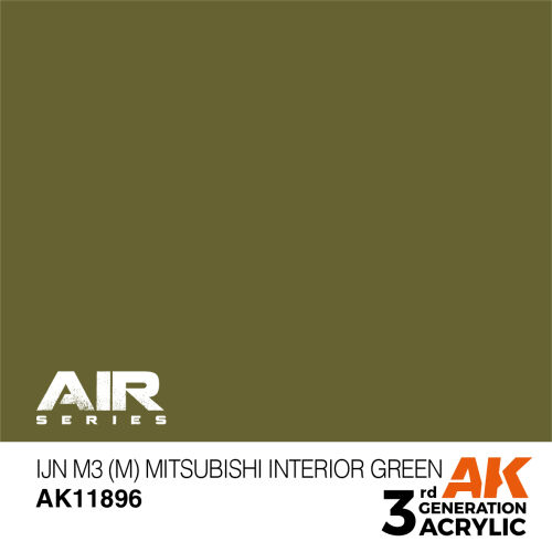 IJN M3(M) Mitsubishi Interior Green 17ml