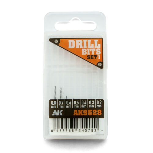 Drill Bits Set 1 - Sada vrtáčků 0.2-0.8m