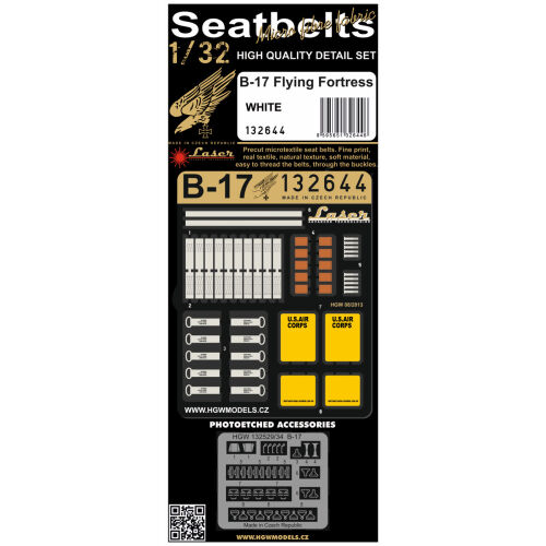 B-17 Flying Fortress (laser) Seatbelts 1