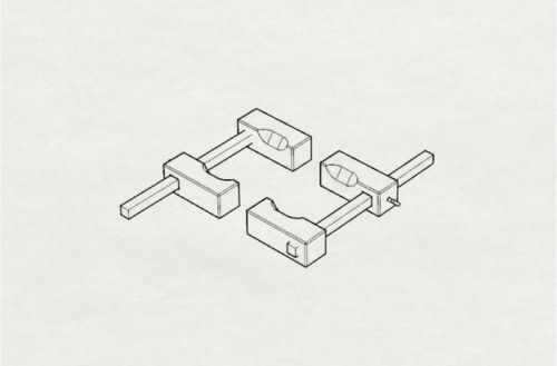 WWII US Navy Wheel chocks