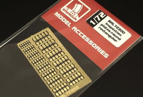 Inspection plates-round rectangular 1/72