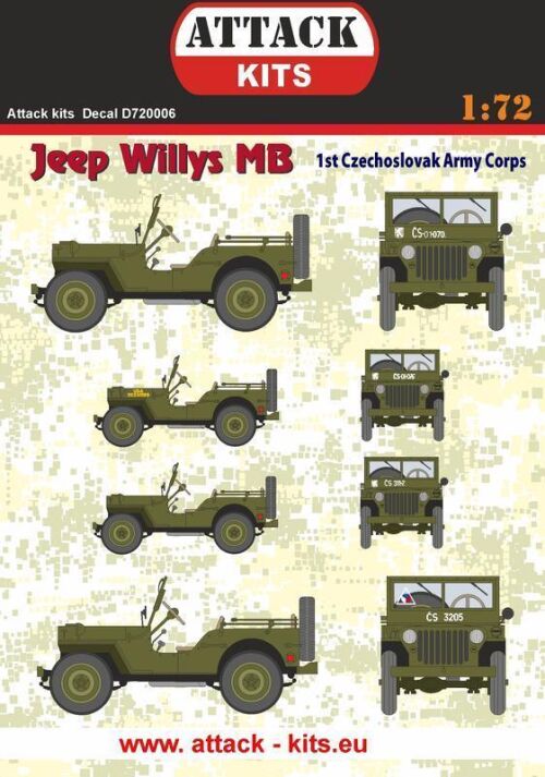 Jeep Willys MB 1st Czechoslovak Army Cor