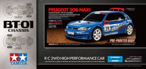 BT-01 Peugeot 306 Maxi Blu PB 1/10