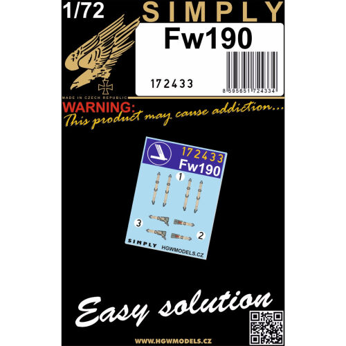 Fw 190 Simply Seatbelts 1/72
