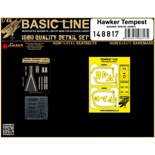 Hawker Tempest(laser) Basic Line 1/48