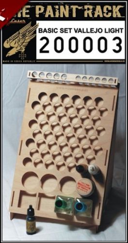 Stojan na barvy Vallejo světlý