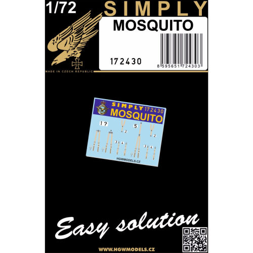 Mosquito Simply Seatbelts 1/72