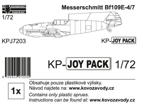Bf 109E-4/7 KP-JOYPACK 1/72