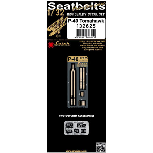 P-40 Tomahawk(laser) Seatbelts