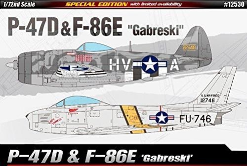 P-47D+F-86E 