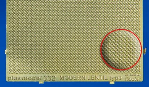 Plech s reliéfem - moderní lentil type