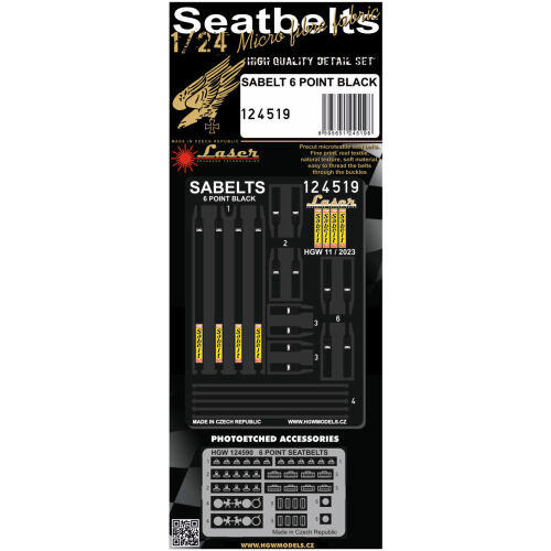 Sabelt 6 point black (laser)