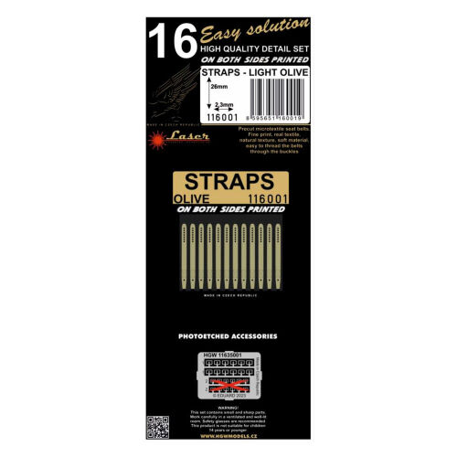 Straps Light Olive - 26mm 1/16