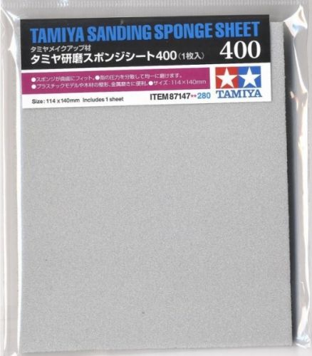 Tamiya Sanding Sponge Sheet 400 Grit