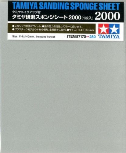 Tamiya Sanding Sponge Sheet 2000 Grit