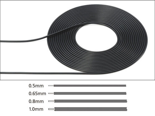 Cable 1mm Outer Diameter/Black