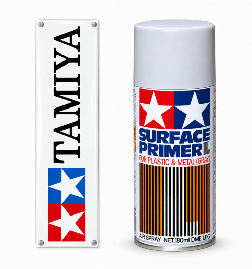 Surface Primer L for Plastic & Metal (Gray)