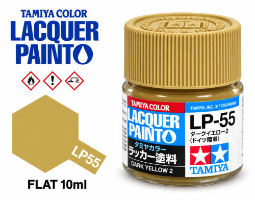 Tamiya LP-55 Dark Yellow 2/Tmavě žlutá 2