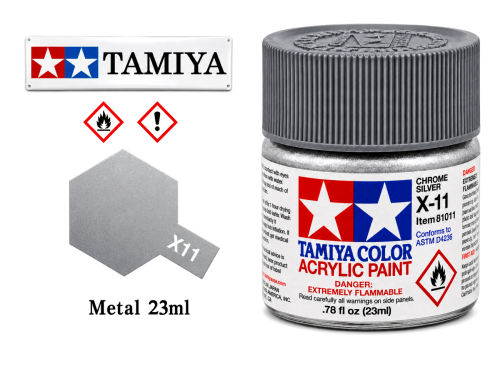 23ml Chrome Silver