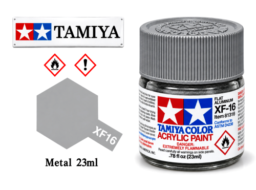 23ml Flat Aluminum