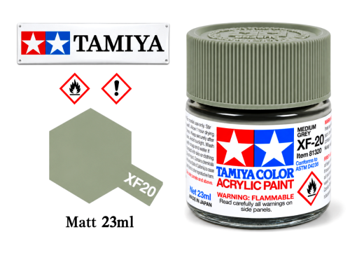 23ml Medium Grey